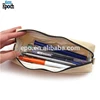 Cheap simple color pen pencil cases with zipper for students teenagers