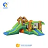 largest inflatable bouncy castle /forest inflatable castle /inflatable dry Slide Combo for sale