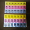Plastic 21 cases weekly 7 days pill reminder dispenser box organizer
