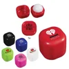 Personal care branded logo face moisturizer containers biodegradable colored cubic natural square plastic pink moisture lip balm