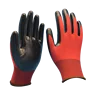 Bule Classic Zebra Pattern Durable Construction Nitrile Gloves For Winter Work