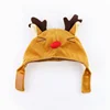 LUVP+K-KUMAMON Wholesale Custom Simply Winter Christmas Cat Hatreindeer Antlers Hat Cute Pet Clothes