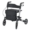 Heavy duty medical rollator Aluminum Rollator Adlult walker with seat for disabled people