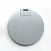 Custom metal round shape credit card usb flash drive for cheap bulk gift circular metal CD card usb disk