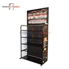 Custom metal sheet floor standing sweet chocolate sugar display shelf