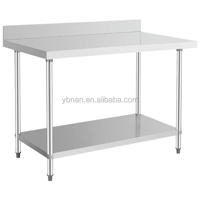 Guangzhou Restaurant Work Bench Table Commercial Kitchen Stainless