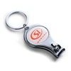 Fashion dropping plastic nail clippers key chain hangings, multi-functional bottle opener metal key chains