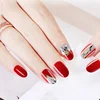 FSM brand super soft strong gel color pre-glued nail tips