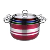 Stainless Steel 8-Piece Multi-size soup Cookware Set stockpot