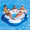 3 Person Inflatable Water Lounge Swimming Custom Pool Float Islands For Holiday