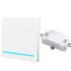 SMATRUL 1 gang 433Mhz smart push Wireless Light Switch RF Remote Control AC 110V 220V Receiver Wall Panel Bedroom Ceiling Lamp