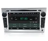 Wince 6.0 Two DIN 8"LCD-TFT touch screen with gps navigation cheap car DVD player for Opel Astra for Antara for Vectra silver