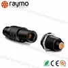 Fast delivery high quality PRG 1P 4pin metal circular push pull self latching connector