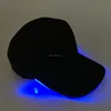 led lights embroidery logo designed custom hats/ bright led cap/ hat party ideas