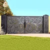 iron pipe grill house main iron square tube gate designs NTIRG-309X