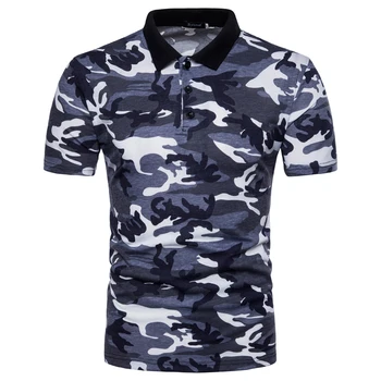 black camo polo shirt