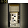 High end jewelry shop floor plan design of jewelry shop