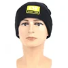 Pure background color with custom own label winter knitted warm beanie caps