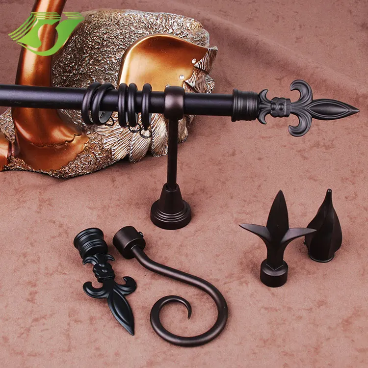 Hot Sale Decorative Curtain Finial Accessories Metal Curtain Rod End Caps Buy Metal Curtain