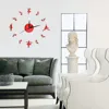 3D Dancing Girl Wall Clock Design Home Decorative Modern Quartz Wall Clock