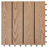 Composite wood plastic quick snap handy wpc deck