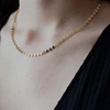 Elegant Discs Necklace, Tattoo Coin Chain,18k Gold plated,Gift for mother`s Day,fashion Jewelry