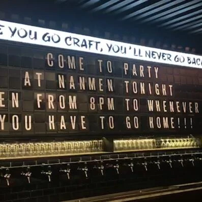 
beer bar menu display board split flap display board 