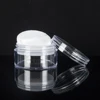 Wholesalers Empty Plastic Cosmetic powder Case waterproof flour Cases with puff