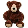 New design eco-friendly cute simple design 13inch plush brown bear in white T-shirt