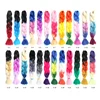 165g 82inch pre stretched braiding hair ombre jumbo braiding hair extensions