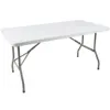 Heavy Duty Granite White Plastic Folding design catering table