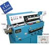UTP460 4 color desk top mini garment satin label printing machine, wash care polyester ribbon rotary letterpress printer