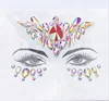 2019 new design temporary tattoo face crystal rhinestone makeup sticker