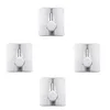 4PCS/Pack SUS304 Stainless Steel Coat Hook Towel Hook Self Adhesive Wall Hook