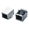 2019 100m Ethernet For Cloud Router Switches Jack With Transformer Single Port Magnetics 8 Pin Magnetic Rj45 Connector