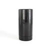empty 50ml pp plastic round black deodorant bottle with stick and cap