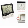 Digital Thermometer Hygrometer HTC-2 Weather Station Alarm Clock Indoor Room LCD Electronic Temperature Humidity Meter