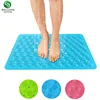 Soft Non Slip Anti Bacterial and Massage Silicone Bath Mat Shower Mat with Strong Suction Cups