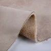Sherpa fur wool fabric for coat foiled suede bonded faux fur fabric