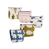 Forest and Animal Style Canvas Pencil Pen Zipper Pouch Cosmetic Makeup Bags