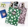 Malaysia high school stationery promotion waterproof leather a4 document holder child cute zipper decorative file folder