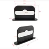 New style 47mm black plastic strong small euro slot hook for display small box