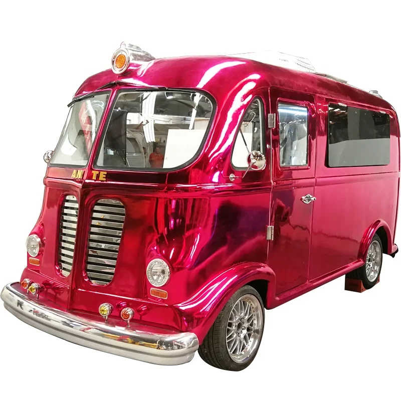 catering snack electric vintage mobile food truck for sale