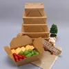 Wholesale Fastfood Healthy food container Clean disposable paper box paper package
