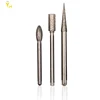 Yuhe High quality Jewelry rotary tools diamond point set burs drill bits for sale diamond mounted points