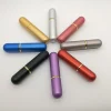 Aromatherapy Essential Oil Aluminum Nasal Inhaler Blank Stick Empty Refillable Metal Nasal Inhaler tube with 8 colors