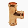 Copper Tee Press Plumbing Tube Pipe Fitting