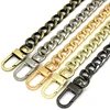 Guangzhou wholesale bag accessories fashion light gold handbag custom metal chain in stock