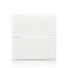 SIASE White plastic full cover Big plate light switch led wall