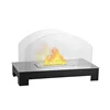 Smokeless small Portable Table Bio Ethanol Fireplace with Glass
